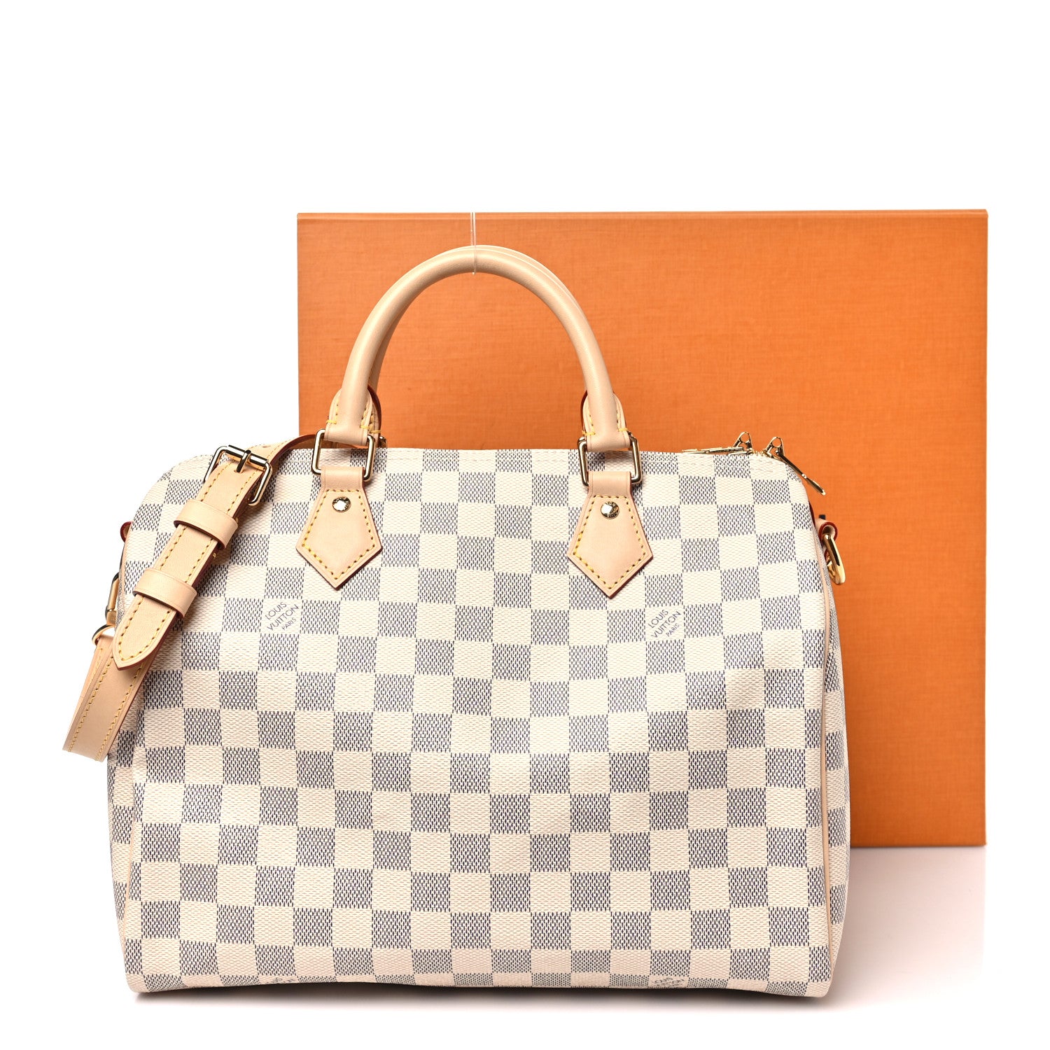 Louis Vuitton Damier Azur Speedy Bandouliere 30 9 of 9