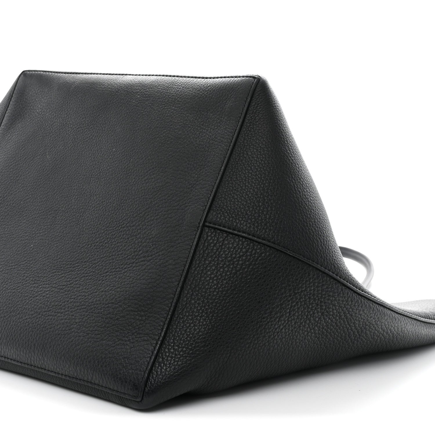 The Row Grained Calfskin Park Tote Three Black 11 of 11