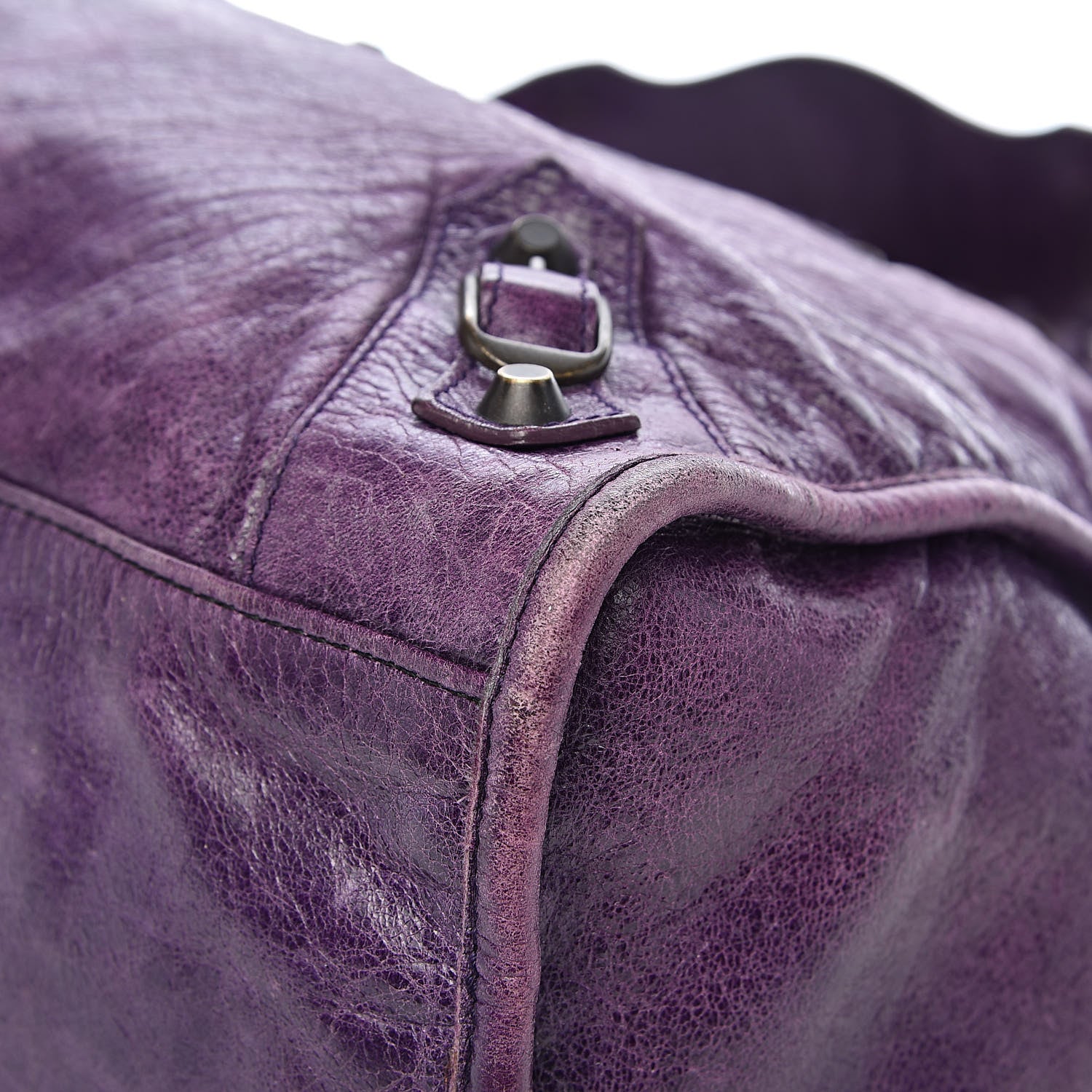 Balenciaga Agneau Classic Hardware City Raisin 14 of 18