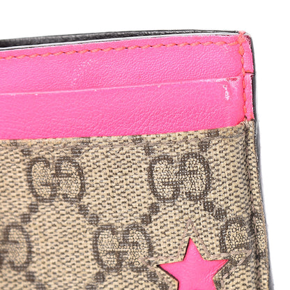 Gucci GG Supreme Stars Card Holder Pink 6 of 7