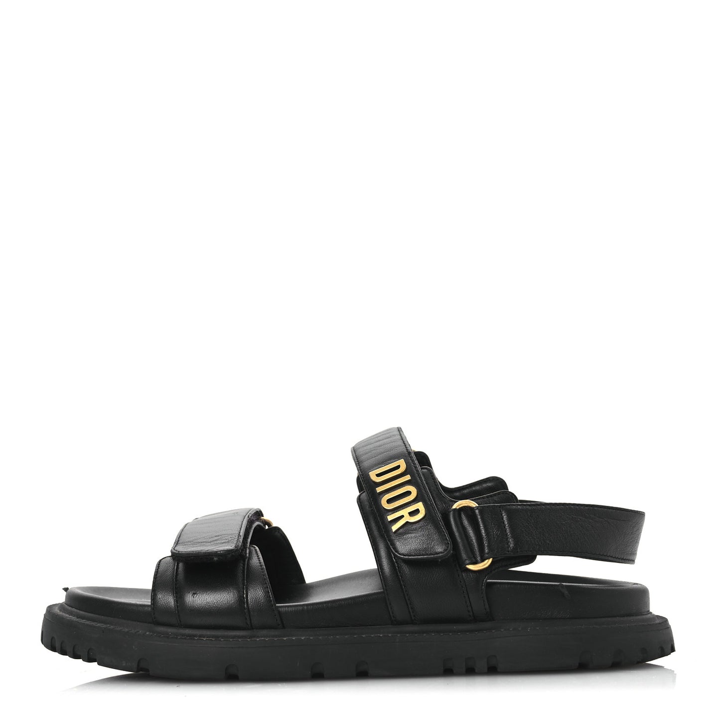 Lambskin Dioract 10mm Sandals 39 Black