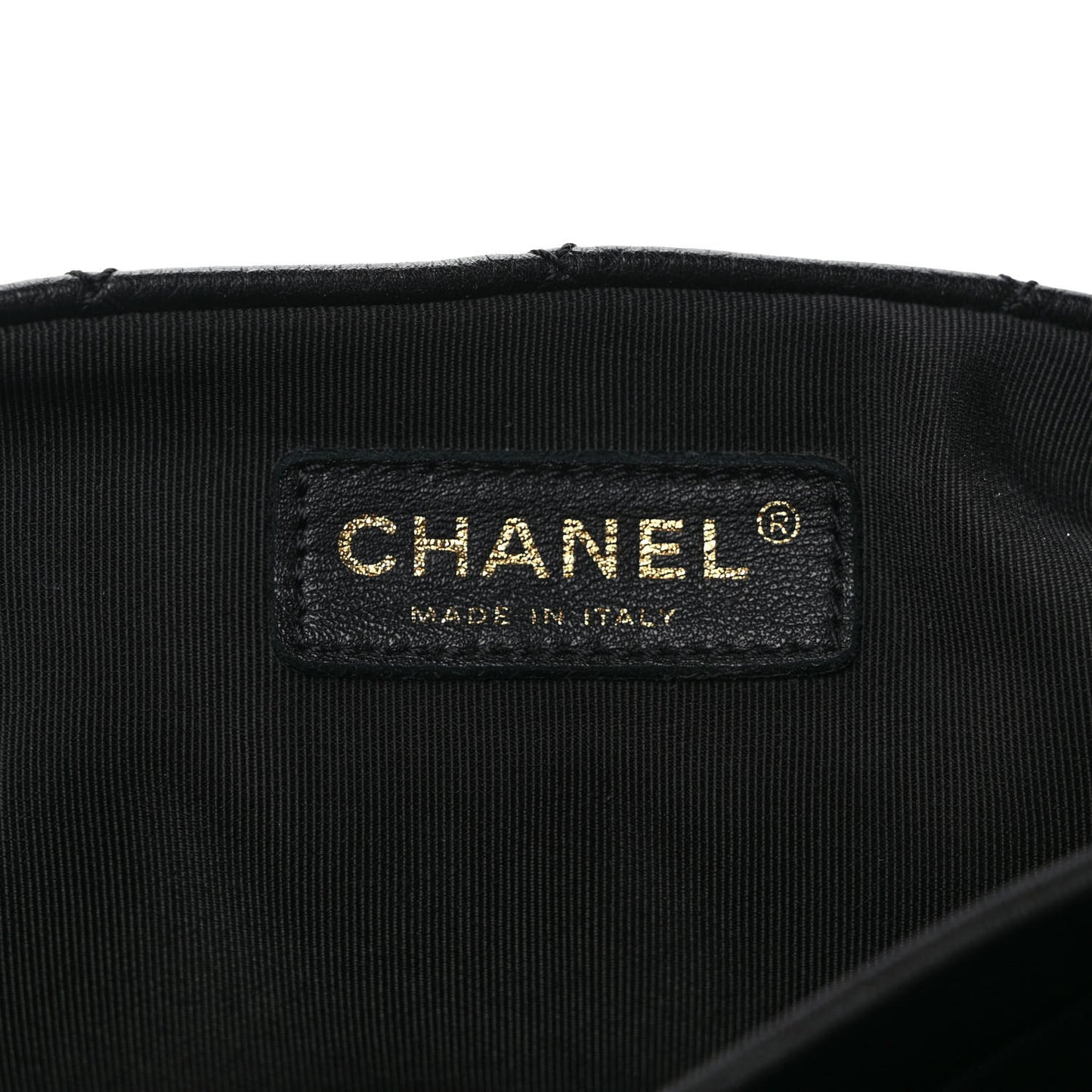 Calfskin Quilted XXL Travel Flap Bag Black
