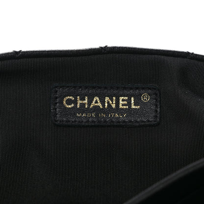 Chanel Calfskin Quilted XXL Travel Flap Bag Black 6 of 9