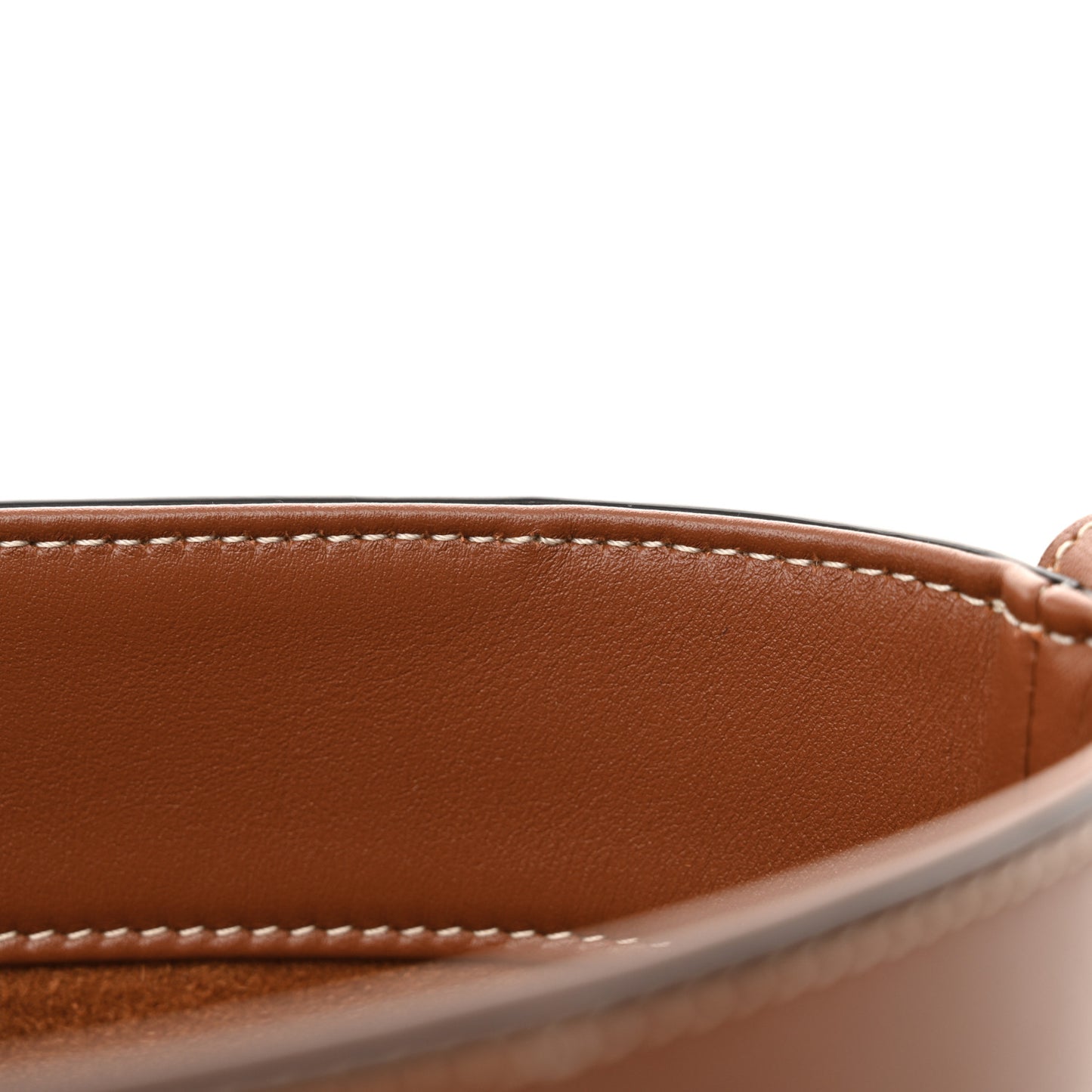 Smooth Calfskin Small Cuir Triomphe Bucket Bag Tan