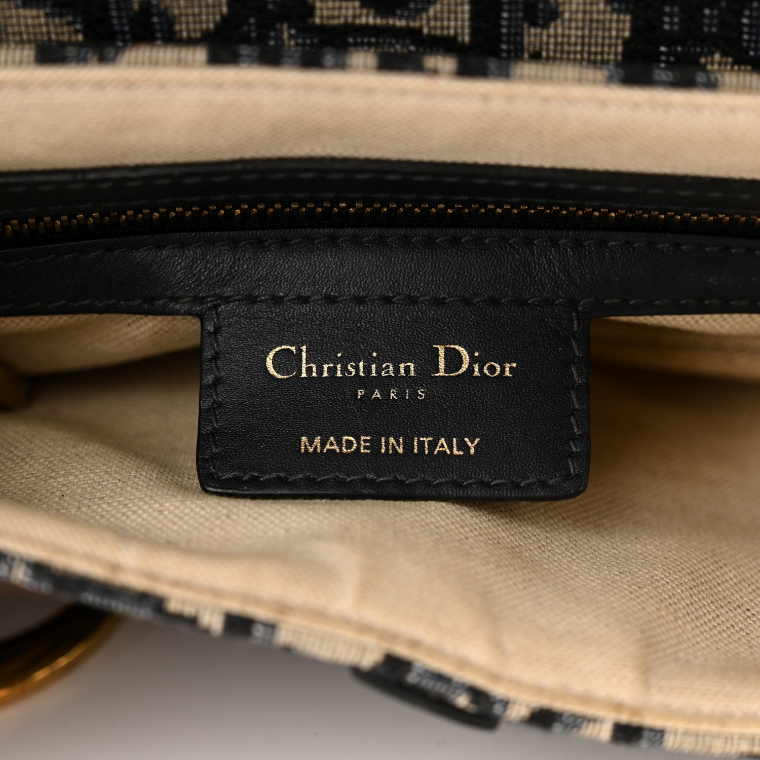 Christian Dior Oblique Saddle Bag Blue 6 of 13