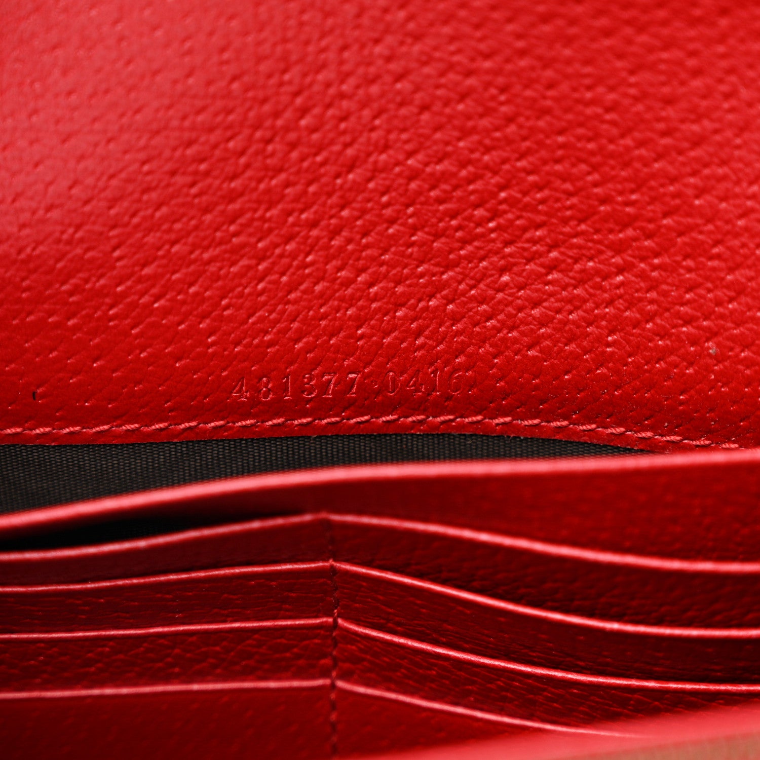 Gucci Calfskin Web Mini Dionysus Chain Wallet Hibiscus Red 8 of 12