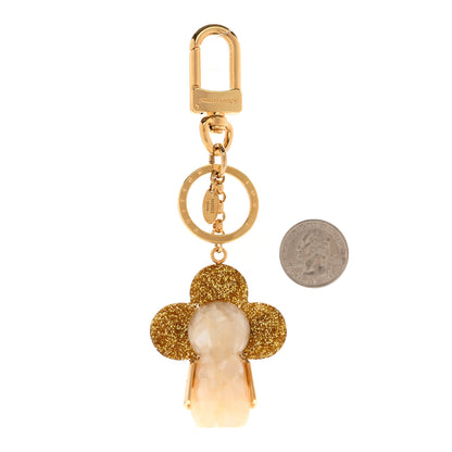 Louis Vuitton Strass Vivienne Porte Cles Charm Key Holder Gold 2 of 5