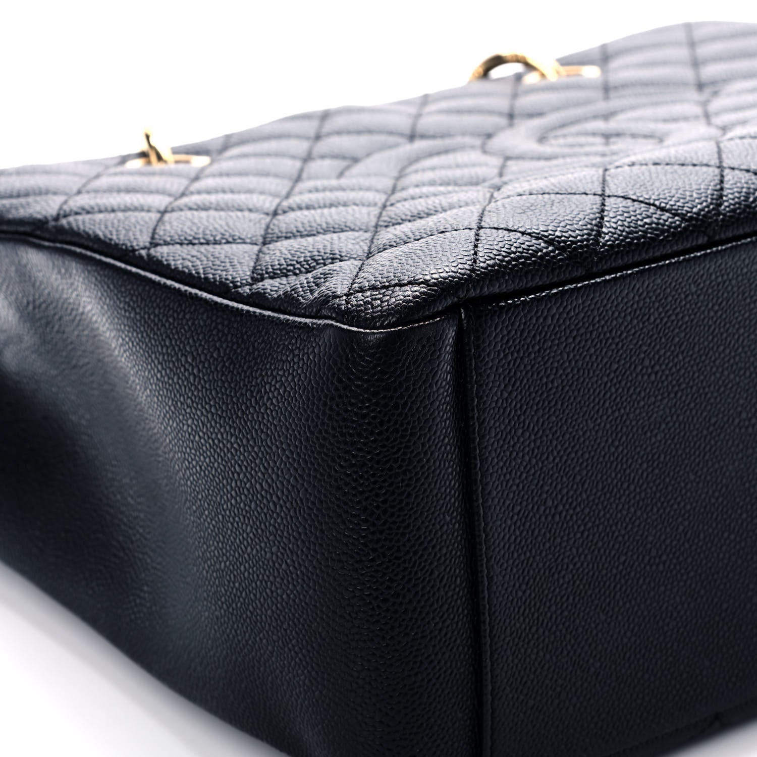 Chanel Caviar Quilted Grand Shopping Tote GST Black 9 of 13