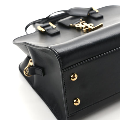 Saint Laurent SAINT LAURENT Calfskin Monogram Baby Cabas Black 10 of 13