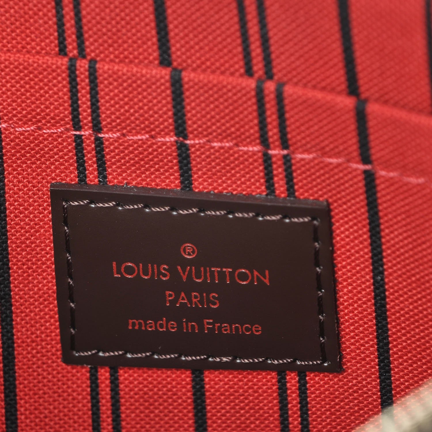 Louis Vuitton Damier Ebene Neverfull MM GM Pochette 6 of 7