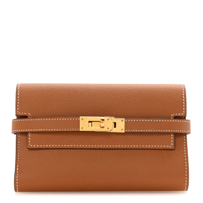 Hermes Epsom Medium Kelly Wallet Gold 1 of 4