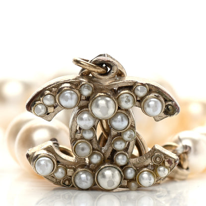 Chanel Graduated Pearl CC Bracelet Gold 5 of 5