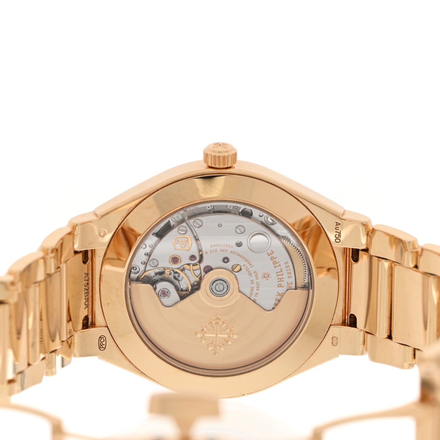 Patek Philippe 18K Rose Gold Diamond 36mm Twenty-4 Automatic Watch White 7300/1200R-010 4 of 5