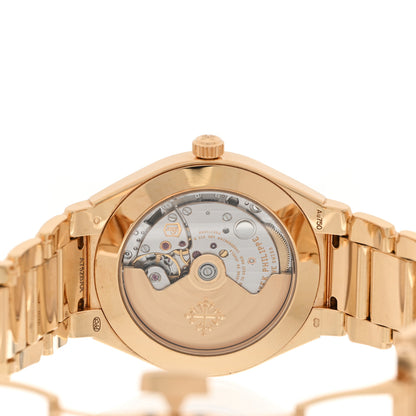 Patek Philippe 18K Rose Gold Diamond 36mm Twenty-4 Automatic Watch White 7300/1200R-010 4 of 5