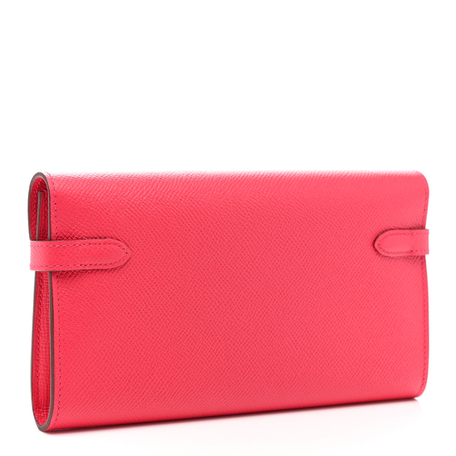 Hermes Epsom Kelly Longue Wallet Rose Extreme 3 of 7