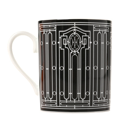 Hermes Porcelain H Deco Mug N°2 Black 1 of 5