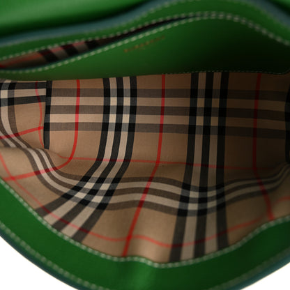 Burberry Grainy Calfskin Vintage Check Note Crossbody Bag Ivy Green 5 of 10