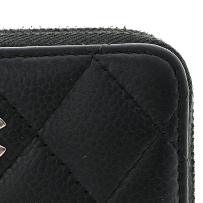 Chanel Caviar Quilted Zip Coin Purse Black 11 of 16