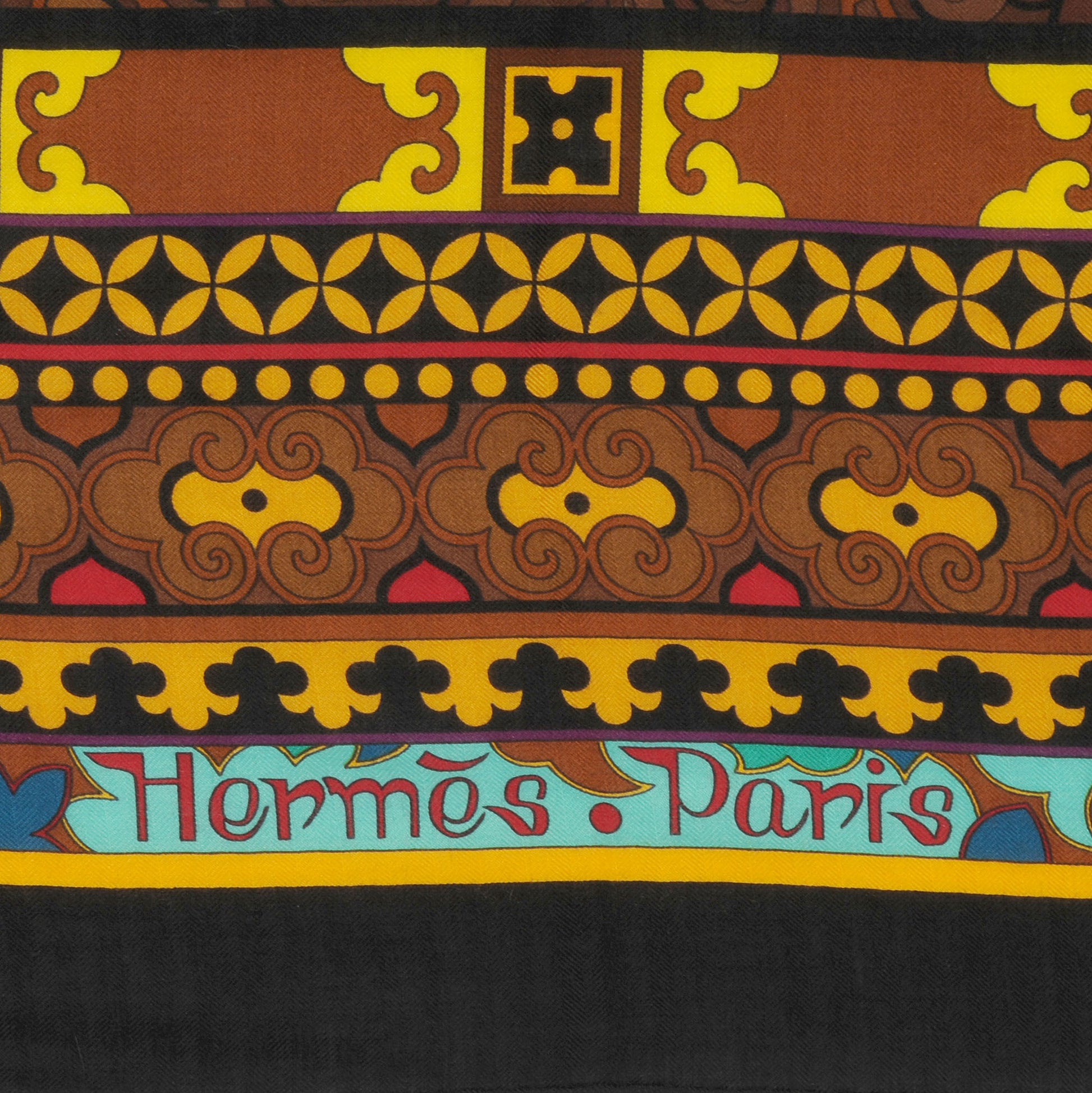 Hermes Cashmere Silk La Femme Aux Semelles de Vent Shawl GM 140 3 of 5