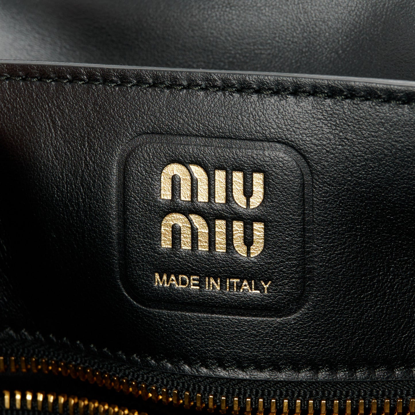 Nappa Padded Shoulder Bag Black