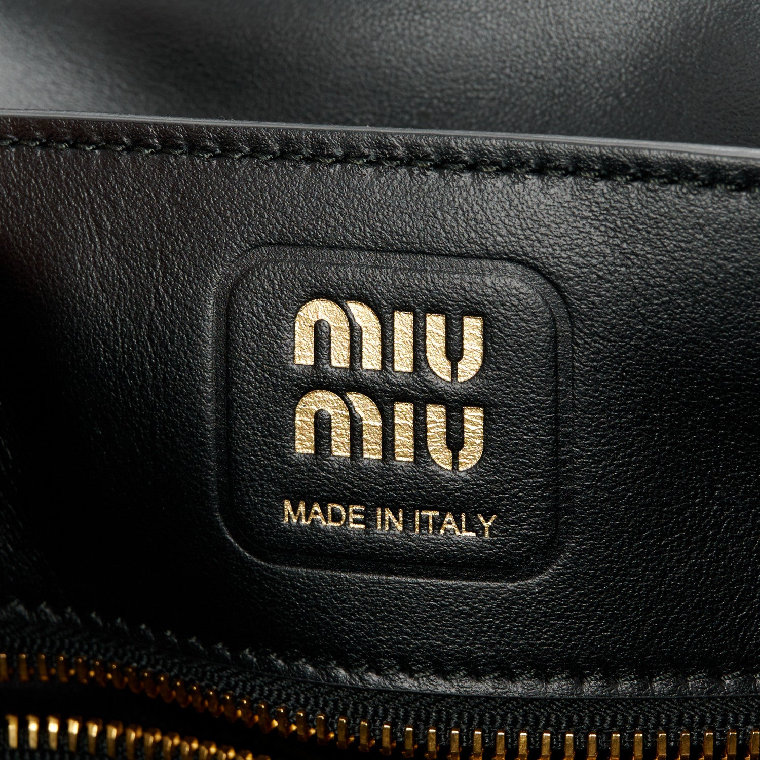 Miu Miu Nappa Padded Shoulder Bag Black 7 of 10