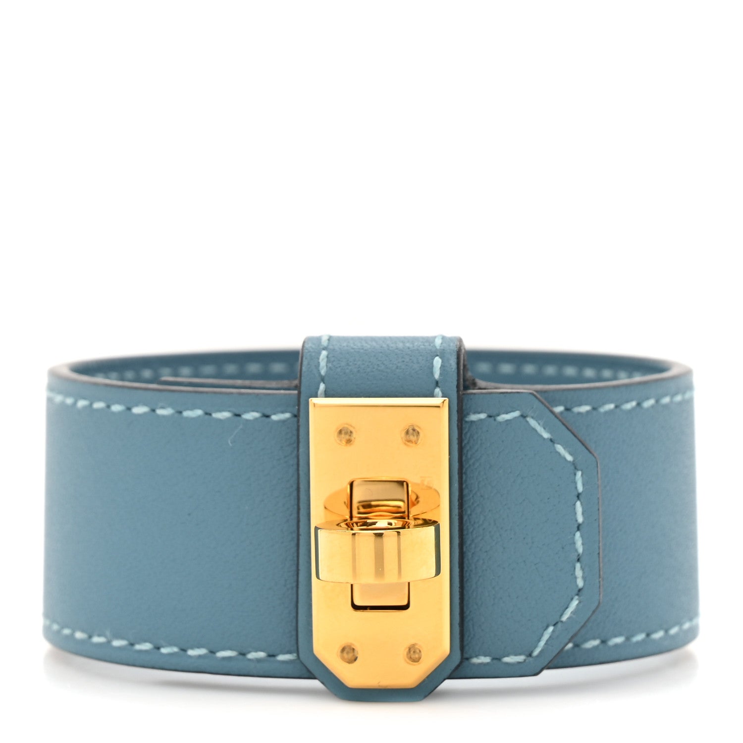 Hermes Swift Small Kelly Twist Bracelet T2 Blue Jean 1 of 5