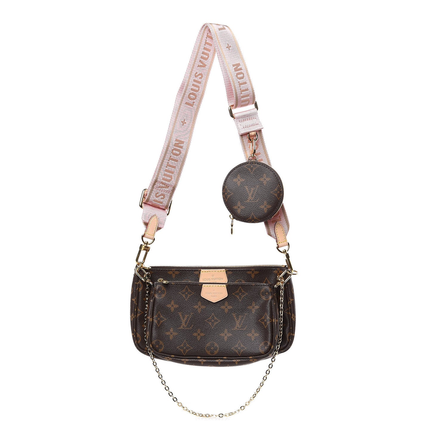 Monogram Multi Pochette Accessories Rose Clair