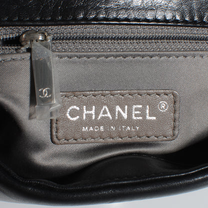 Chanel Lambskin Tweedy Flap Black 7 of 9