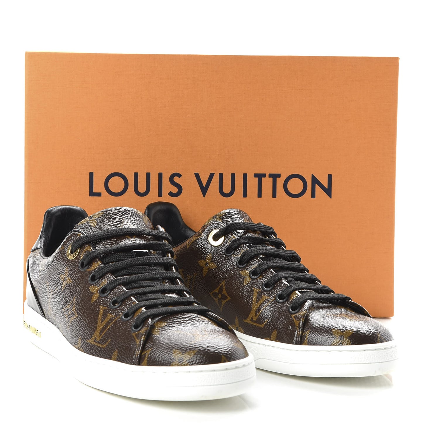Patent Monogram Frontrow Sneakers 38