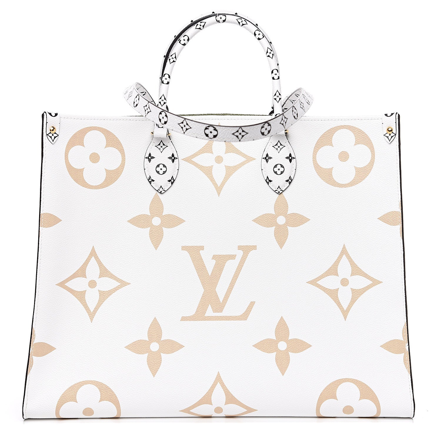 Louis Vuitton Monogram Giant Onthego GM Kaki Beige 1 of 9