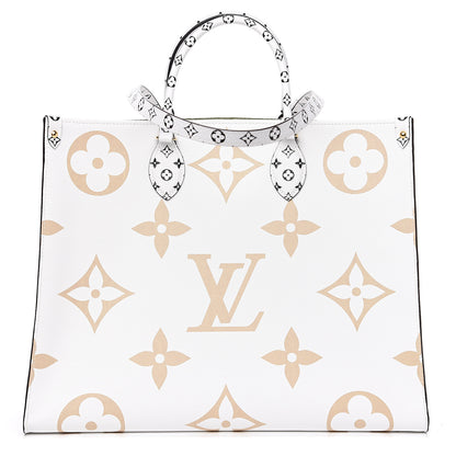 Louis Vuitton Monogram Giant Onthego GM Kaki Beige 1 of 9