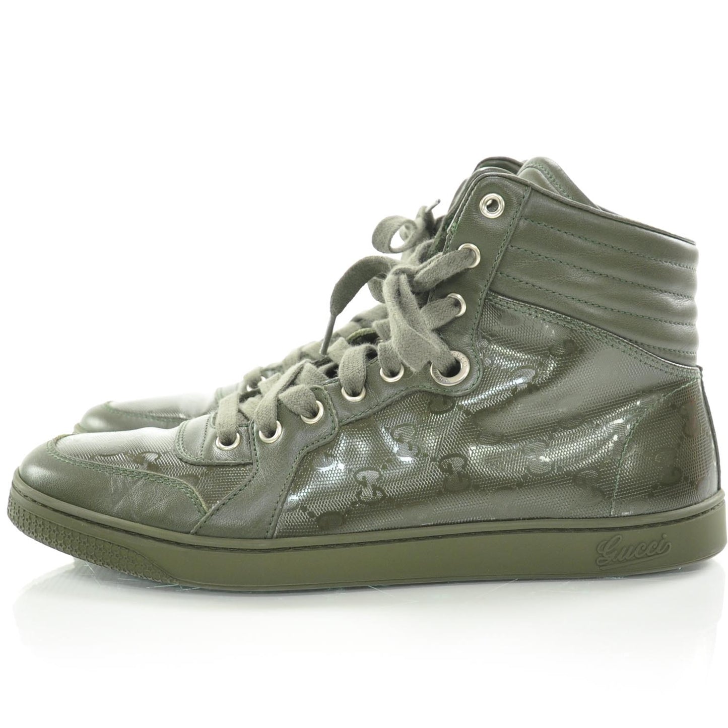 Imprime Monogram Mens Sneakers 7 Military