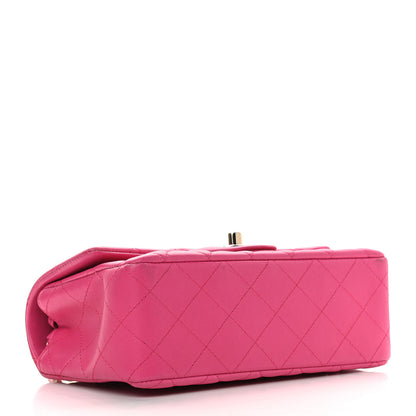 Chanel Lambskin Quilted Mini Rectangular Flap Pink 3 of 8
