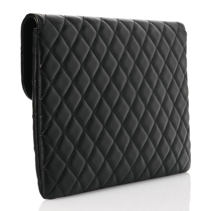 Chanel Quilted Flap Clutch Black 3 of 12