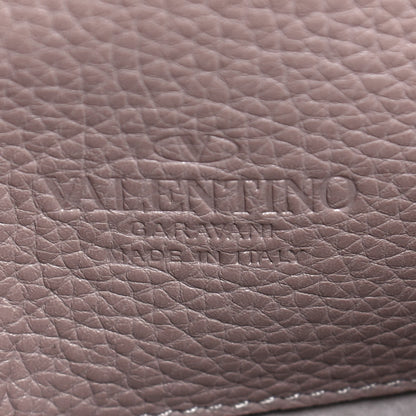 Valentino Garavani Pebbled Calfskin Medium Rockstud Flip Lock Crossbody Bag Poudre 6 of 10