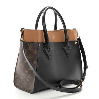 Louis Vuitton Calfskin Monogram On My Side Black 3 of 9