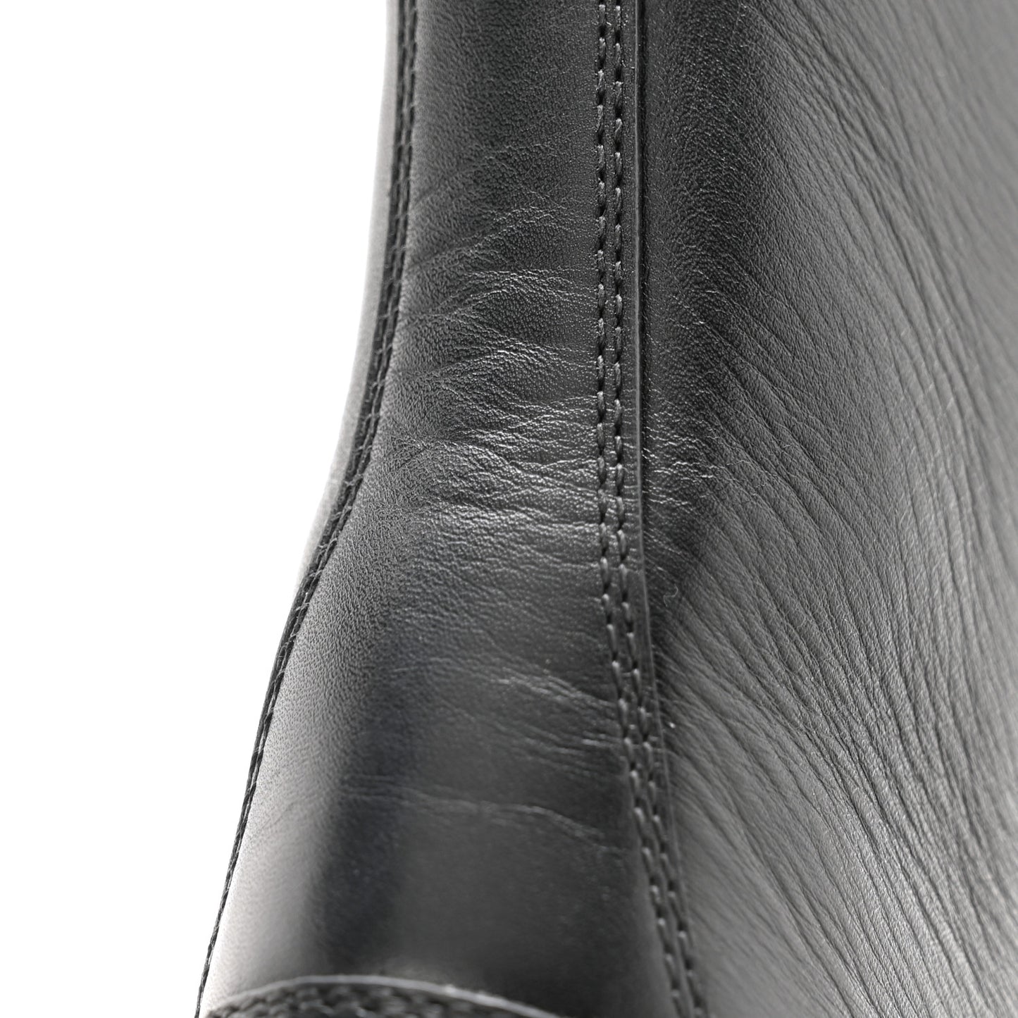 Calfskin Diorquake 25mm Combat Boots 36 Black