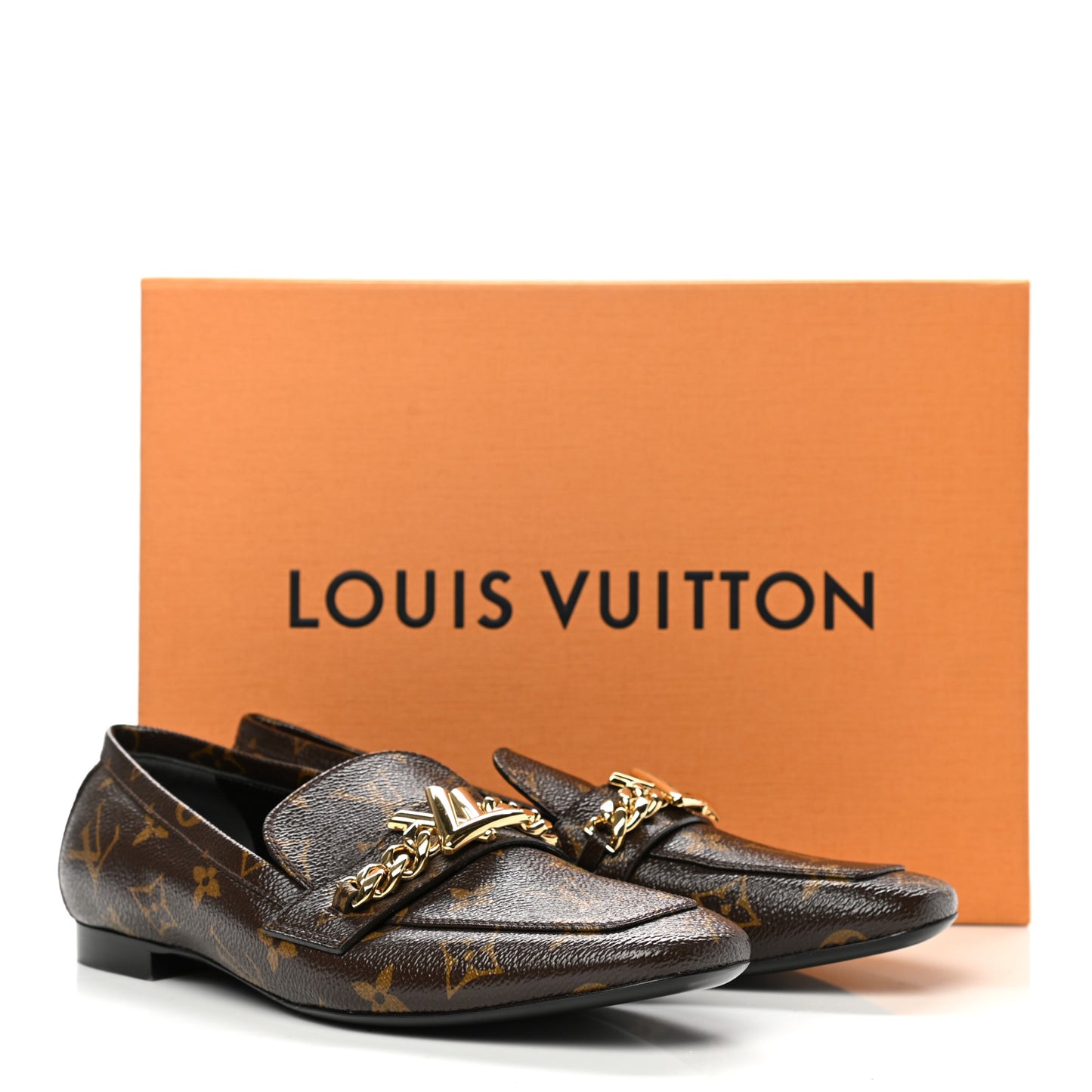 Monogram Upper Case Flat Loafer 37.5