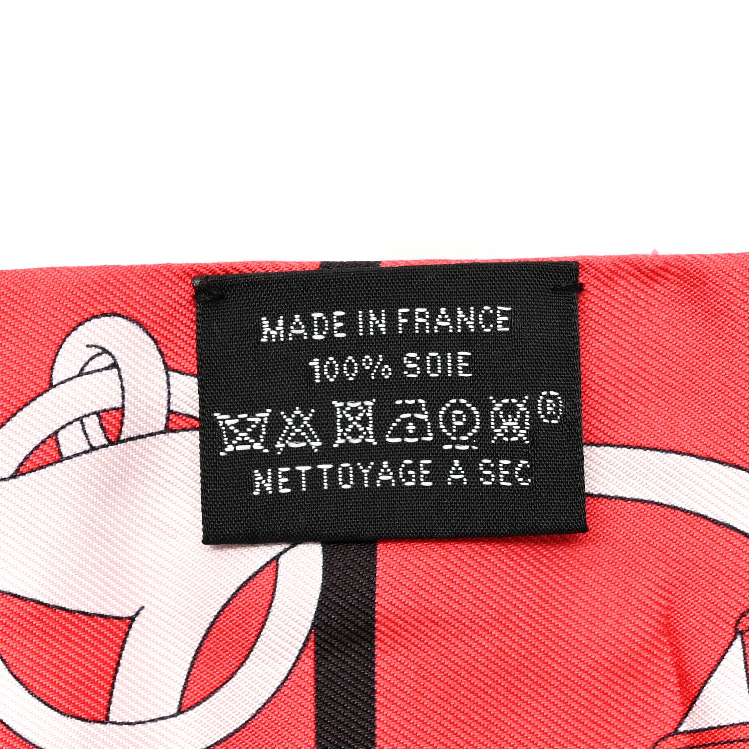 Hermes Silk Panoplie Equestre Twilly Rouge Creme Ebene 3 of 4