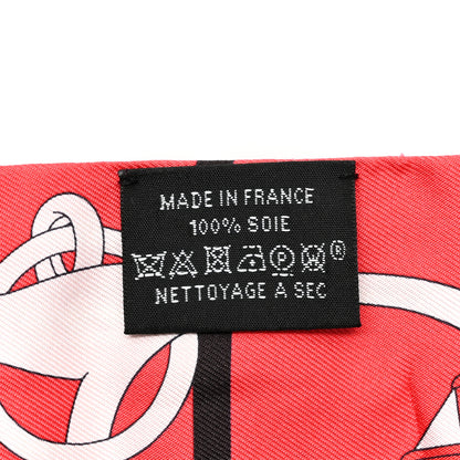 Hermes Silk Panoplie Equestre Twilly Rouge Creme Ebene 3 of 4