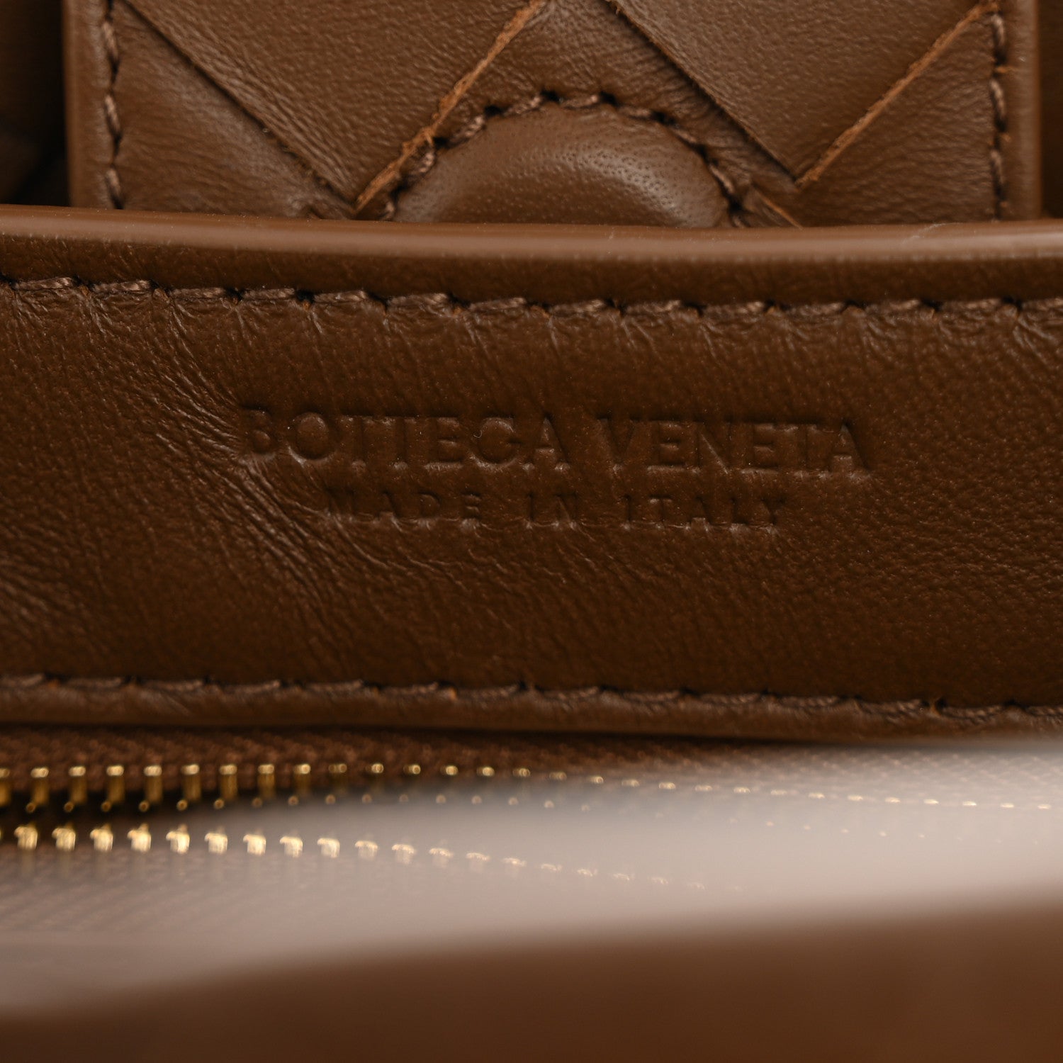 Bottega Veneta Nappa Intrecciato Small Andiamo Shoulder Bag Cognac 6 of 12