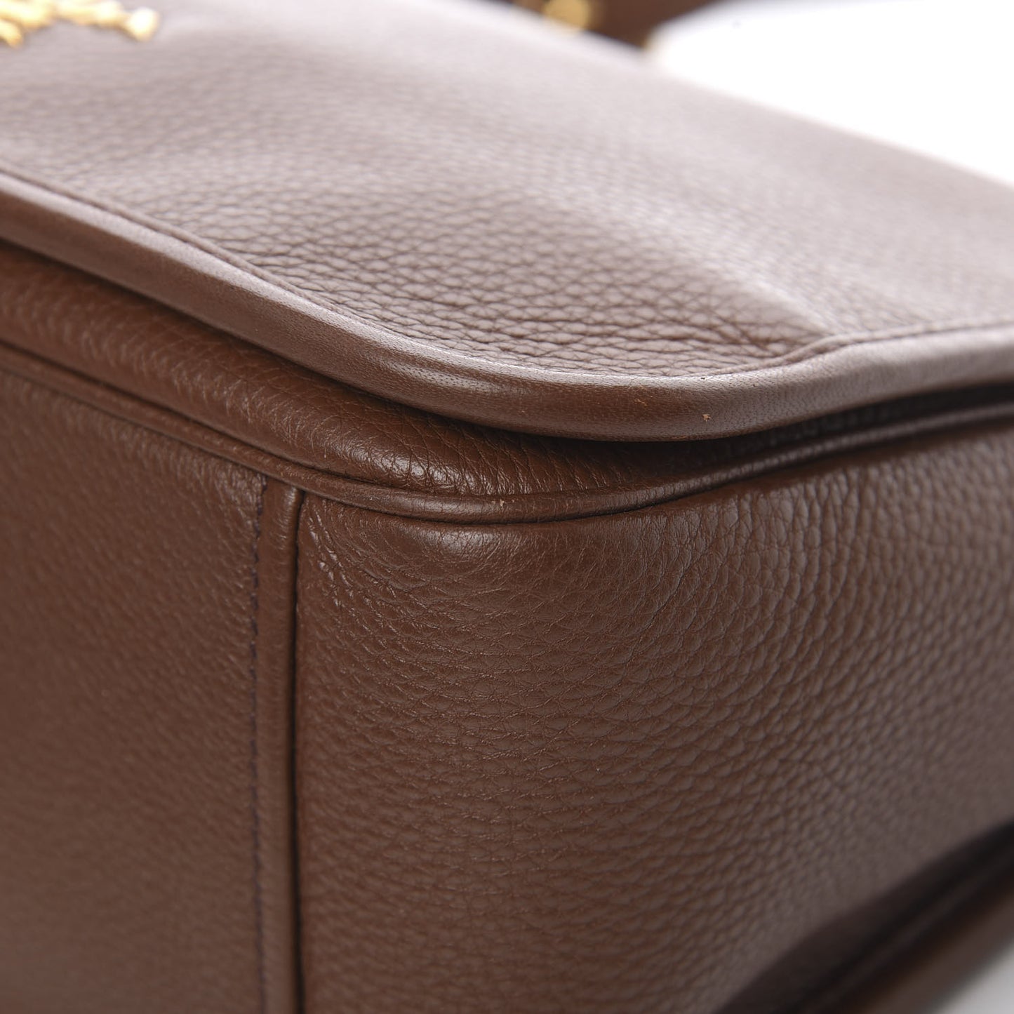Vitello Phenix Crossbody Bag Tabacco