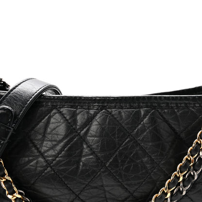 Chanel Aged Calfskin Quilted New Medium Gabrielle Hobo Black 8 of 10