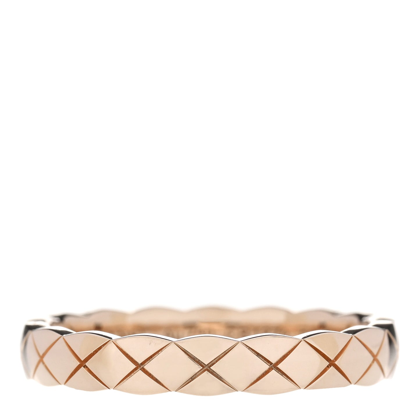 18K Beige Gold Mini Coco Crush Ring 53 6.5