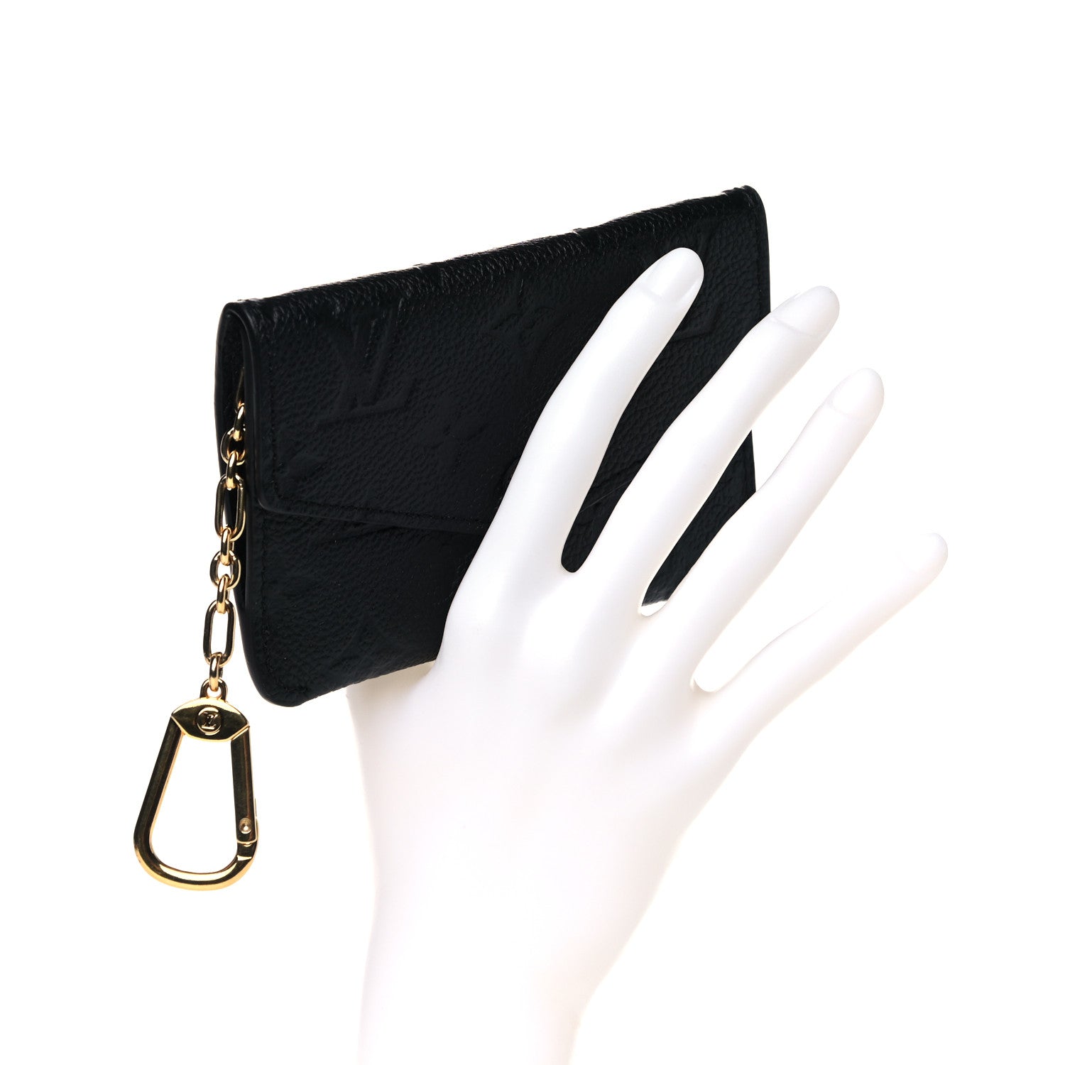 Louis Vuitton Empreinte Key Pouch Black 2 of 7