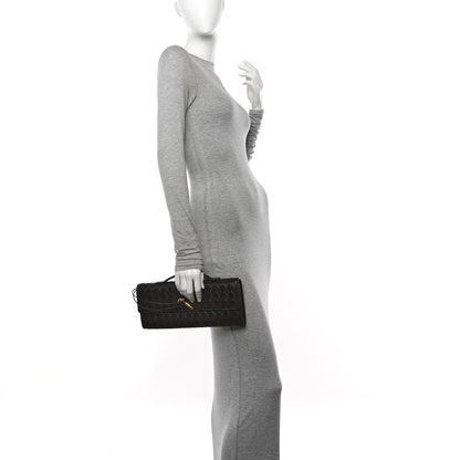 Bottega Veneta Nappa Intrecciato Long Andiamo Top Handle Clutch Fondant 2 of 10