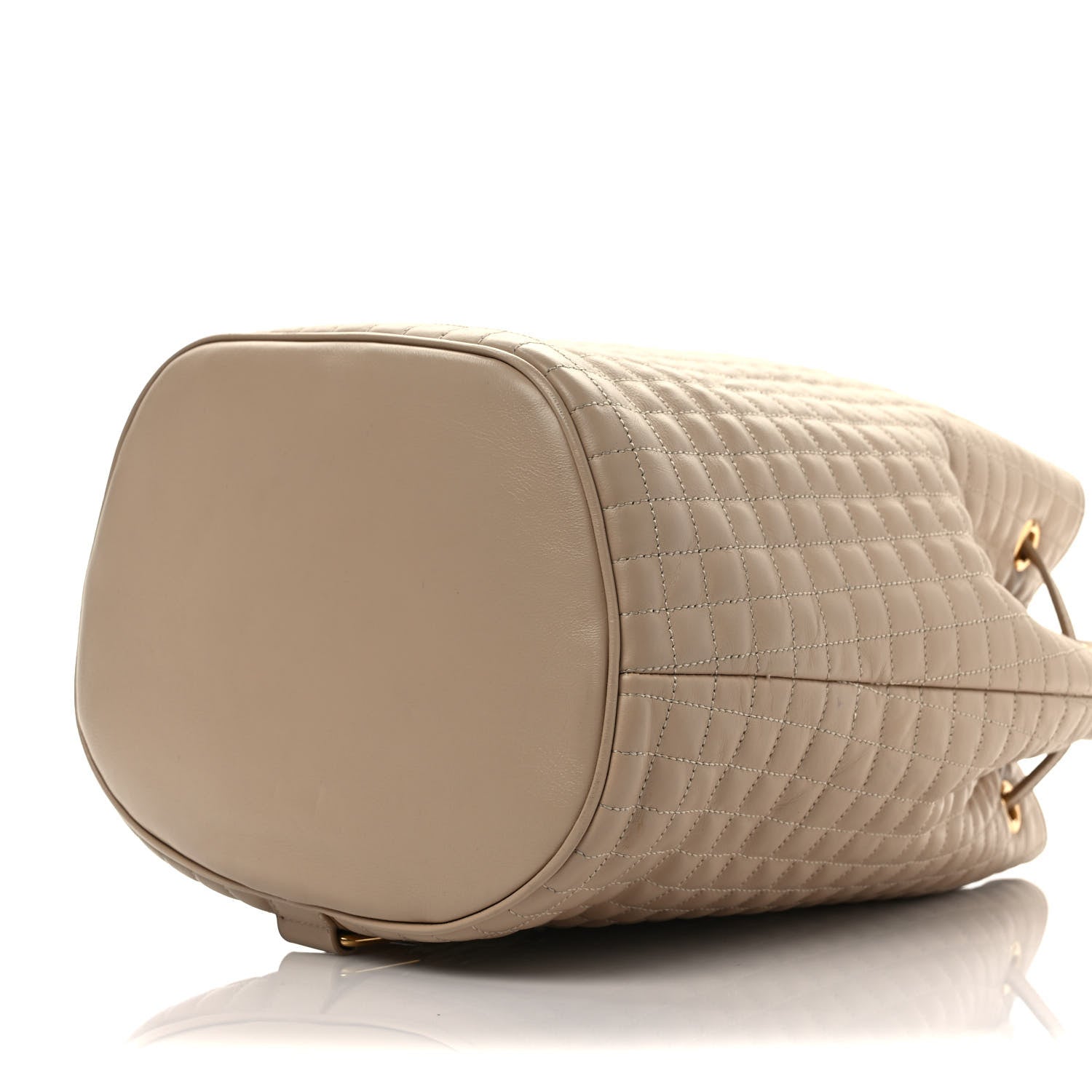 Celine Calfskin Quilted Small C Backpack Nude 8 of 8