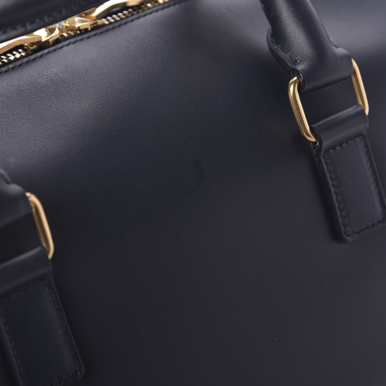 Saint Laurent Calfskin Classic Duffle 6 Black 9 of 10