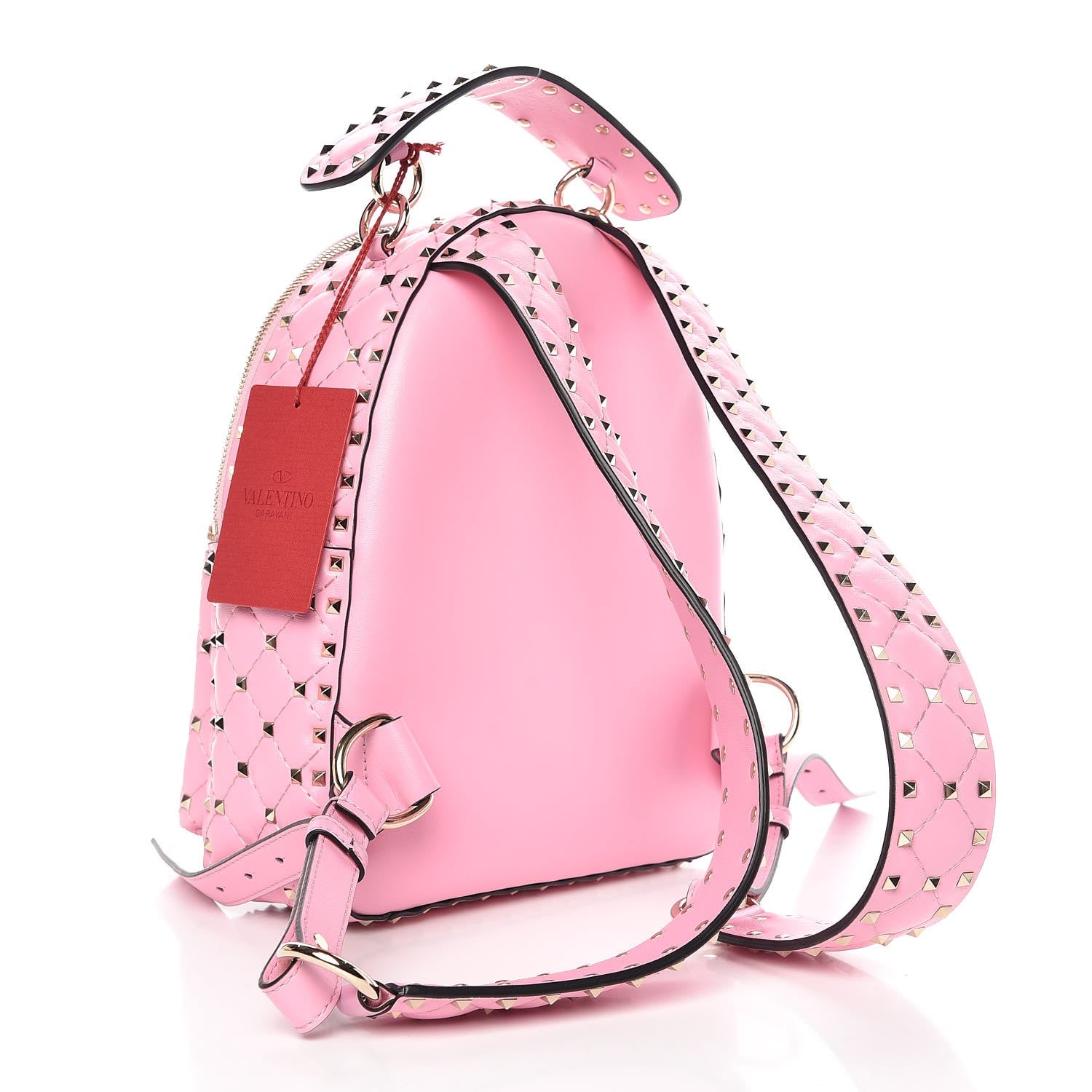 Valentino Garavani Nappa Quilted Small Rockstud Spike Backpack Absolute 3 of 6