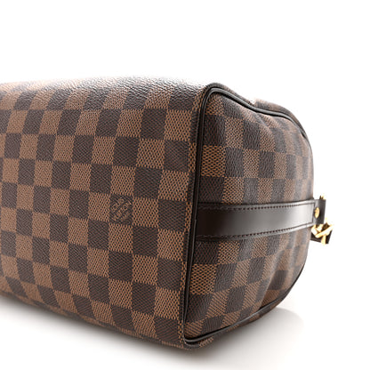 Louis Vuitton Damier Ebene Speedy Bandouliere 25 10 of 10